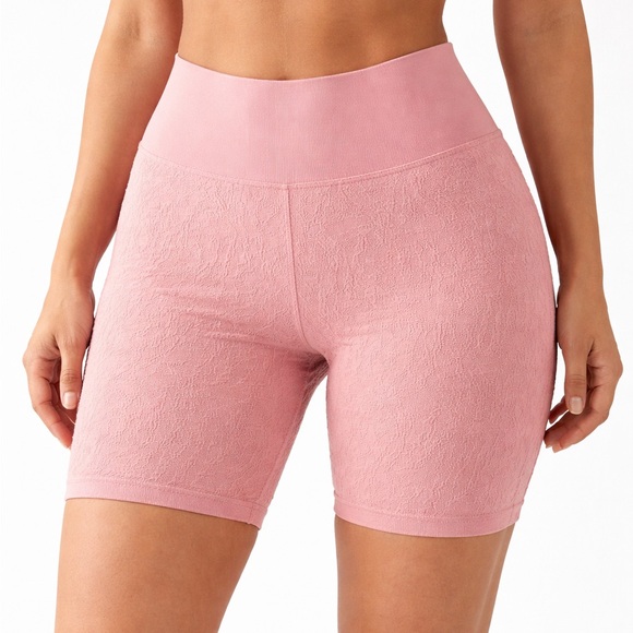 aerie Pants - AERIE FLORAL EMBOSSED BIKE SHORT